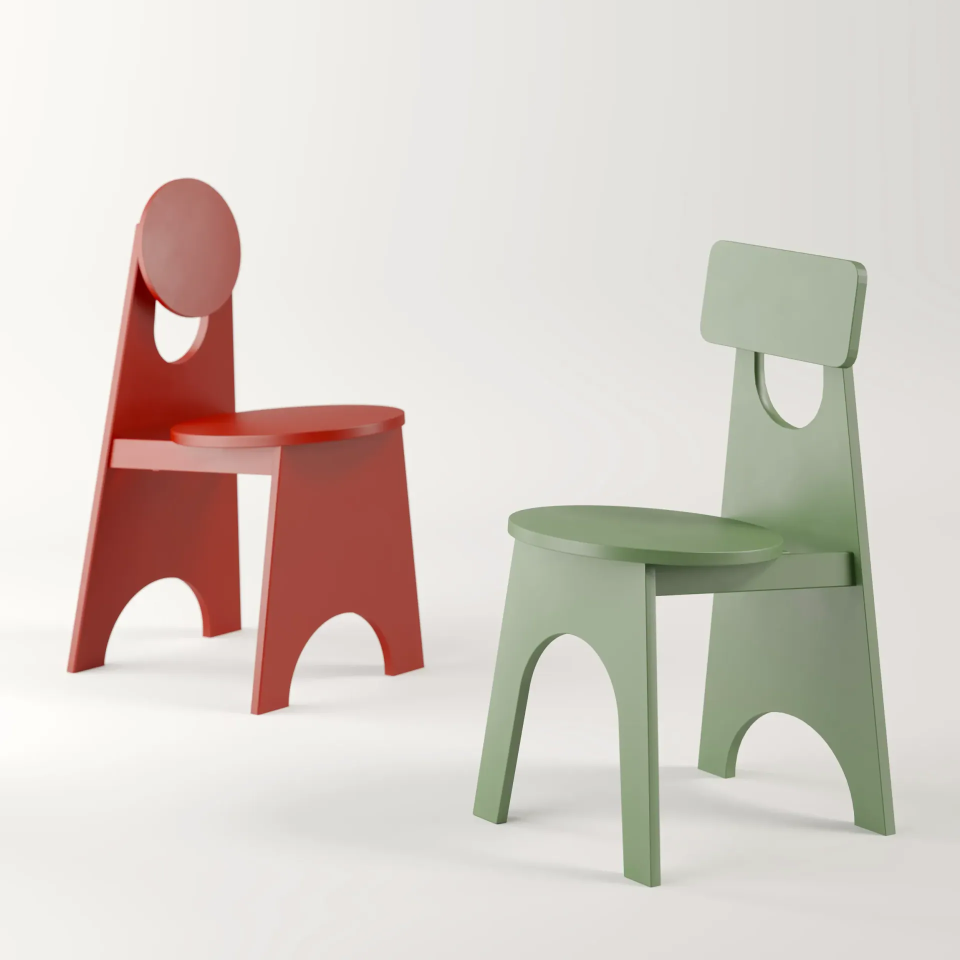 “Watermelon and Melon” chairs — cover image